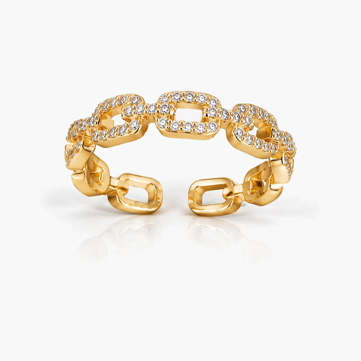 Trendy Assorted Motif Open Ring