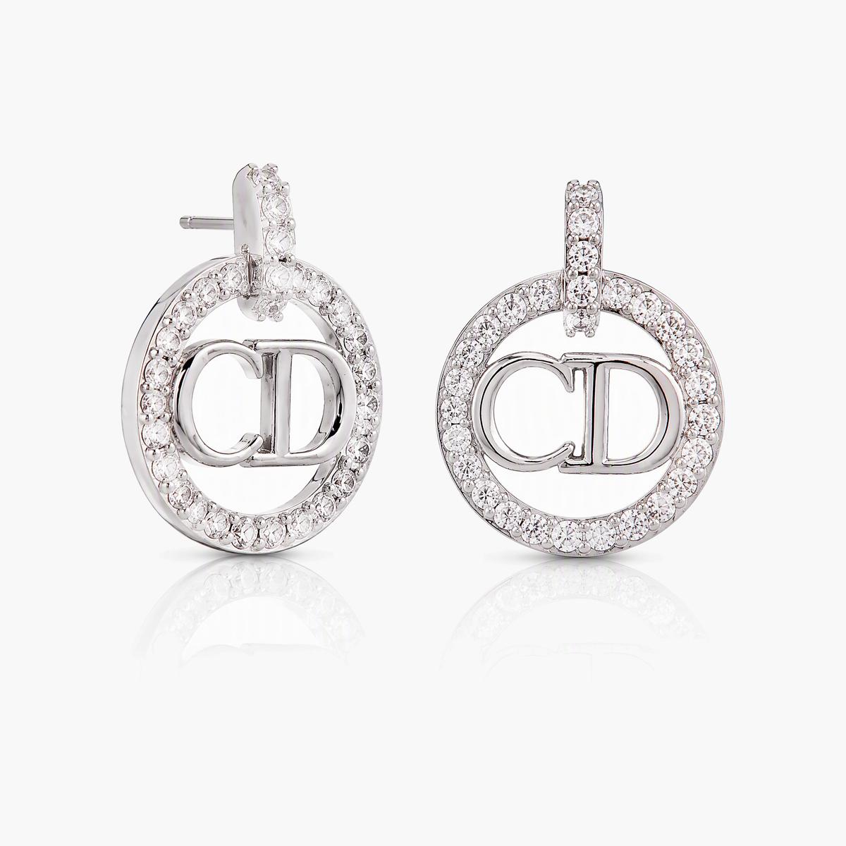 Luxury CD Logo Circle Drop Earrings