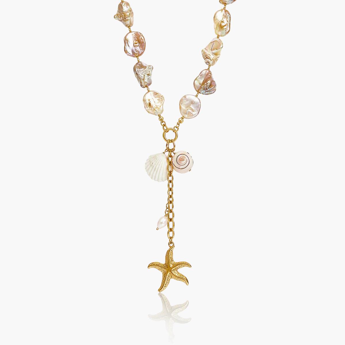 Boho Shell & Starfish Necklace