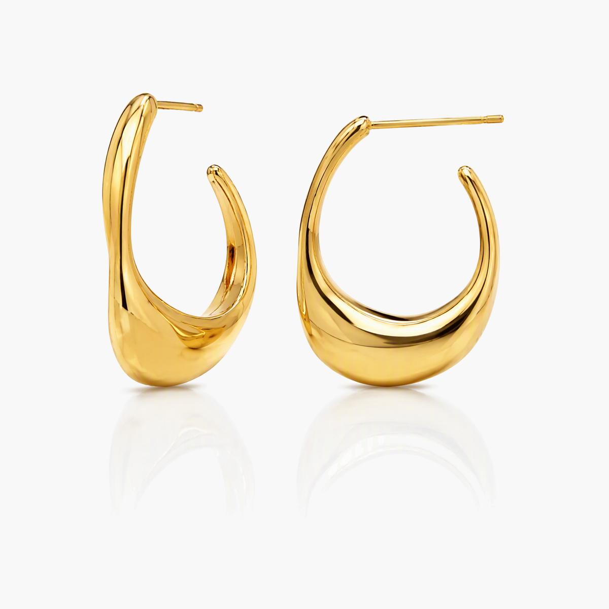 Twisted Hoop Earrings