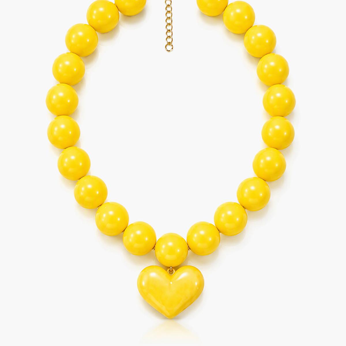 Cute Heart Beaded Necklace
