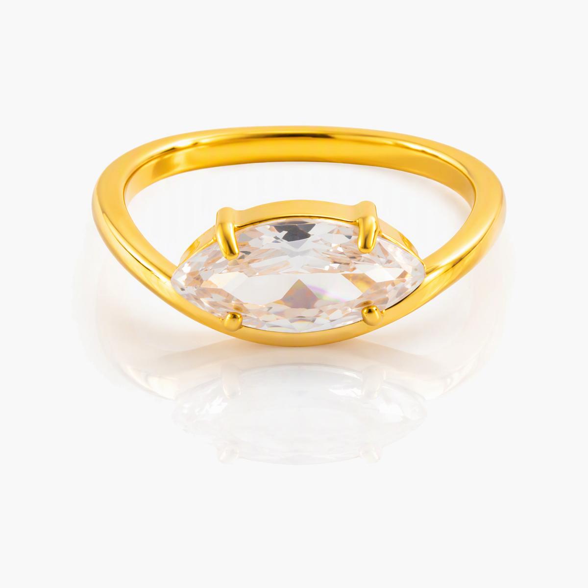 Elegant Marquise Stud Earrings