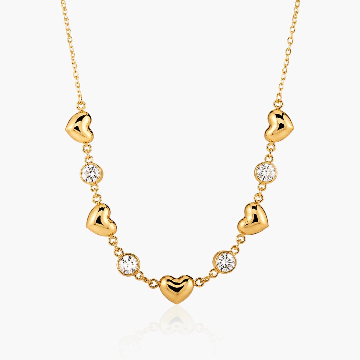 Cute Heart Charm Necklace