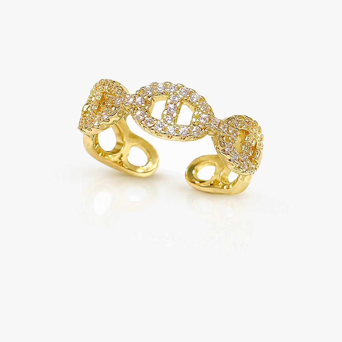 Trendy Infinity Link Ring