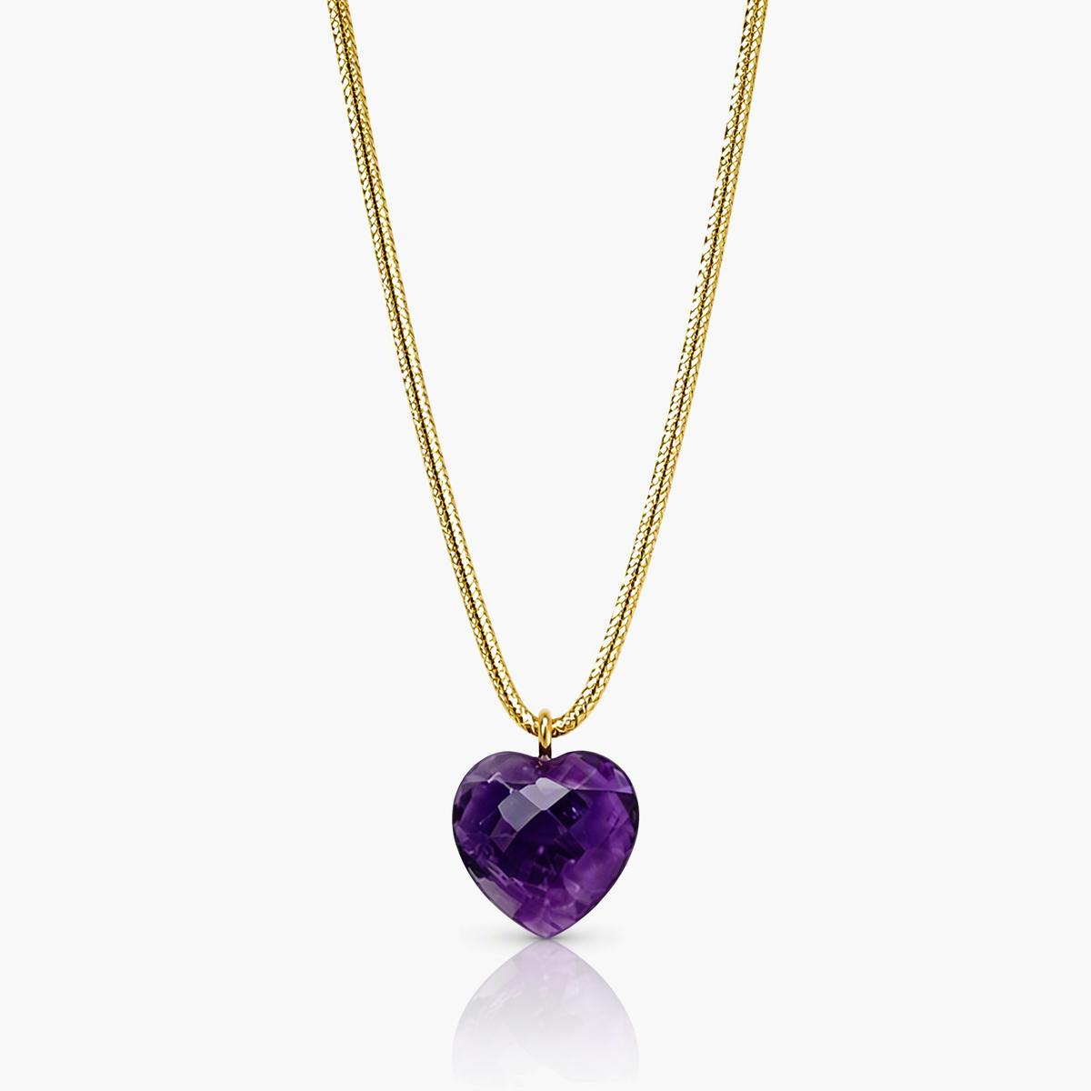 Trendy Heart Charm Necklace
