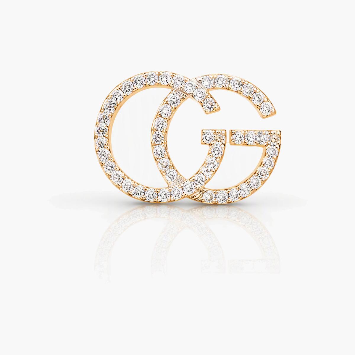 Trendy Double G Letter Stud Earrings
