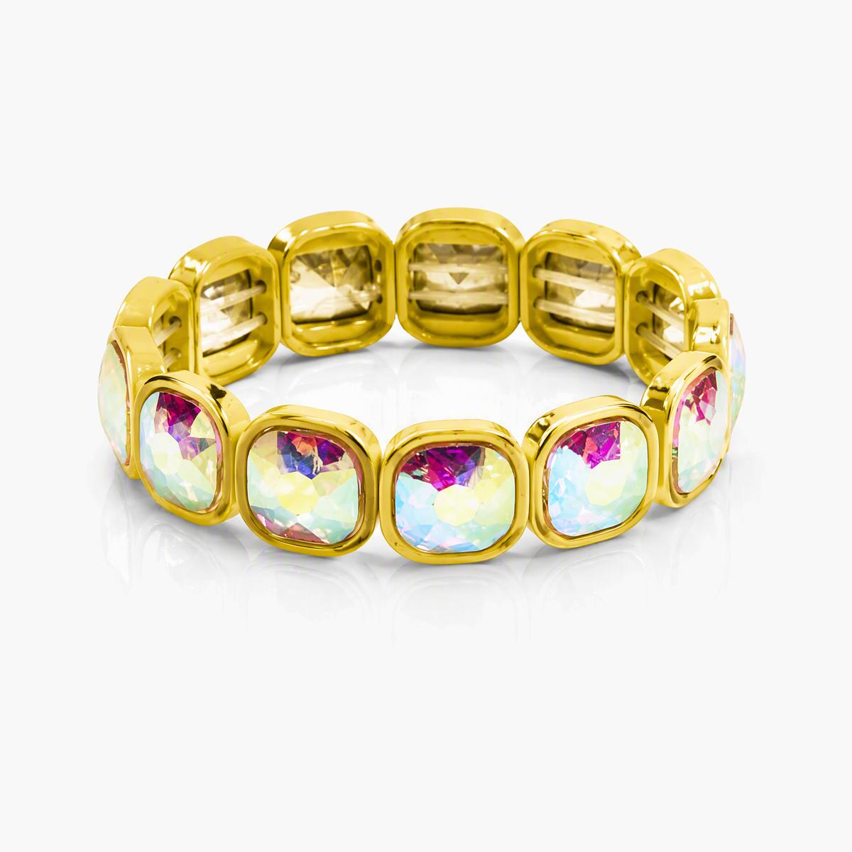 Trendy Square Stone Stretch Bracelet