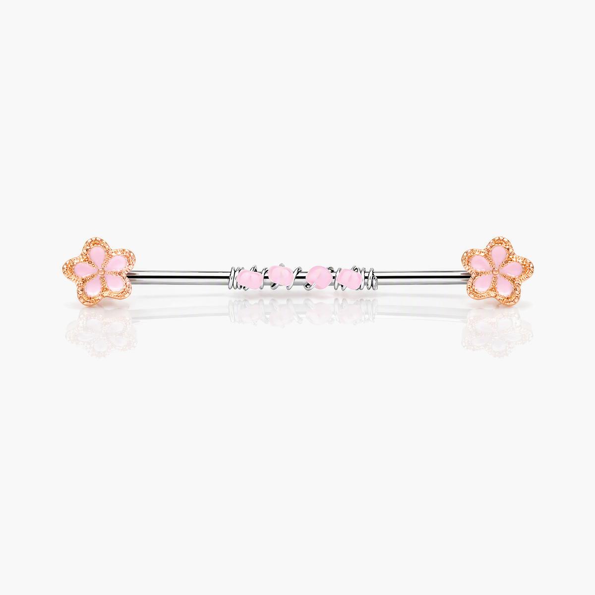 Cute Elephant Charm Barbell