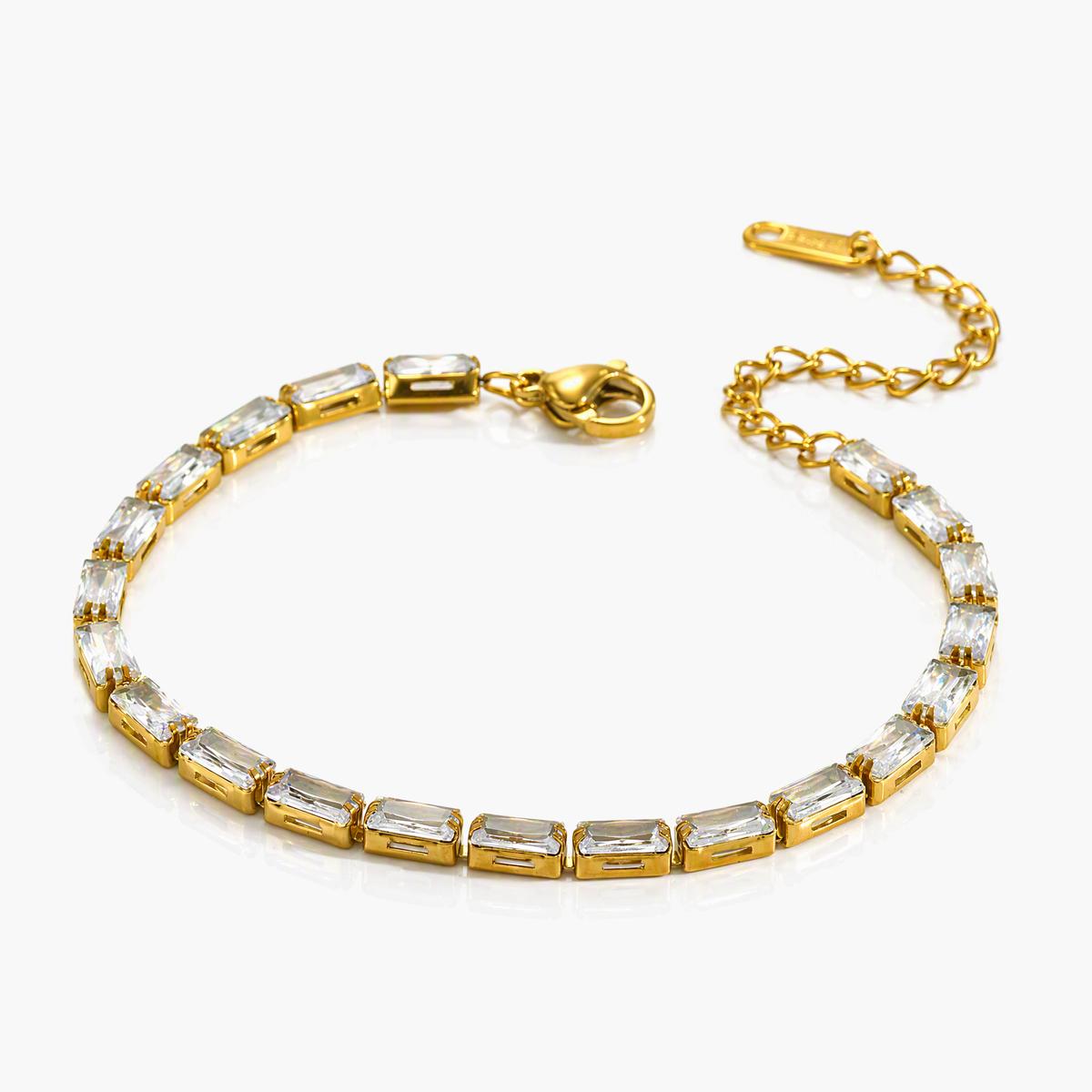 Dainty Four-Leaf Clover Bracelet