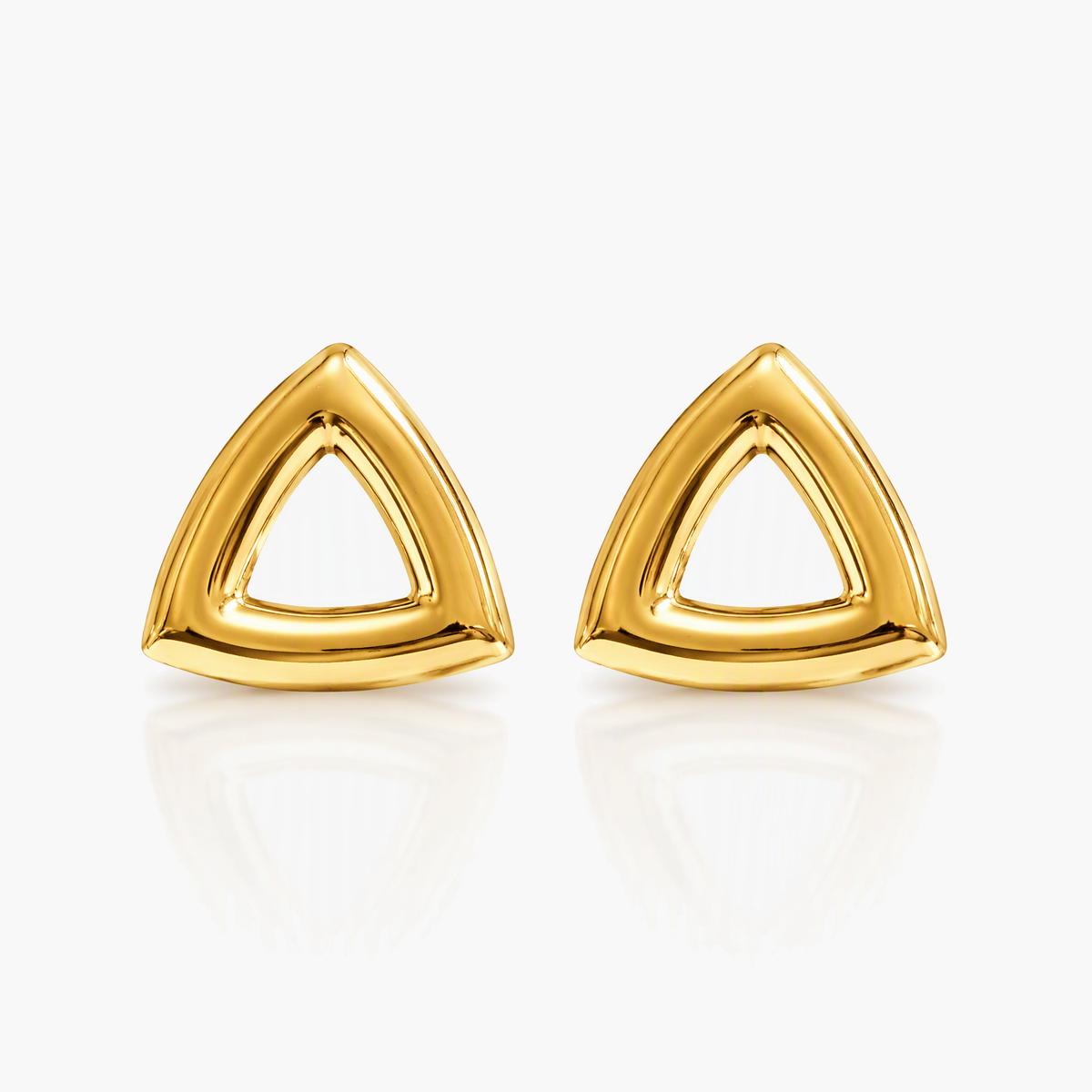 Mixed Geometric Stud Earrings