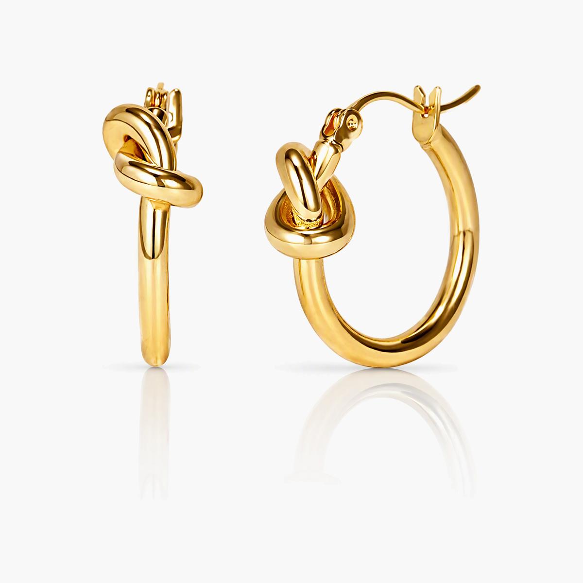 Love Knot Hoop Earrings