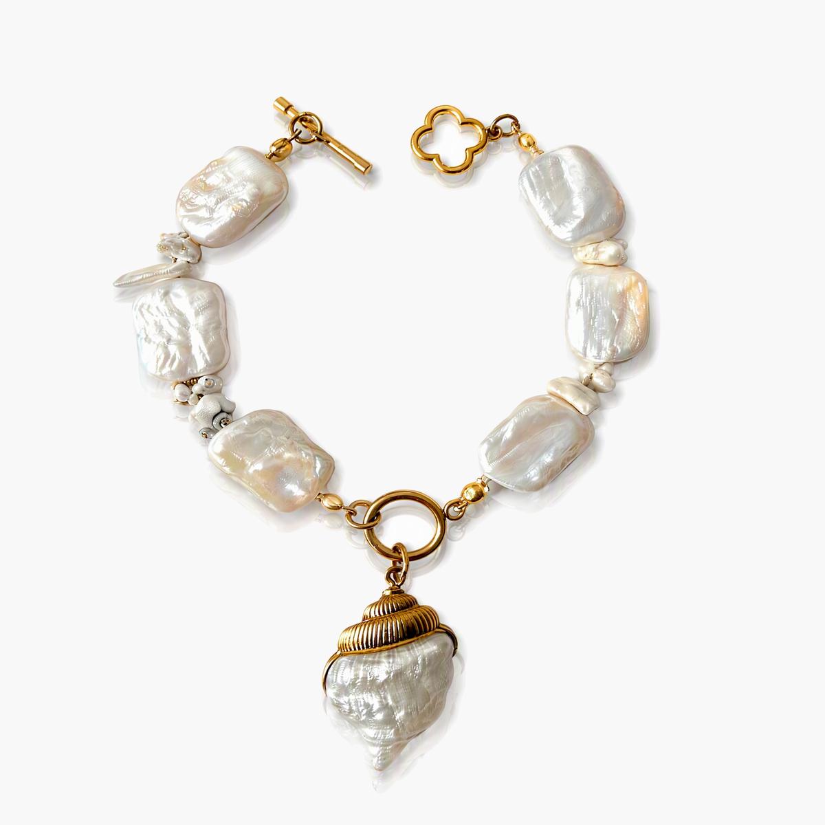 Boho Seashell Charm Bracelet