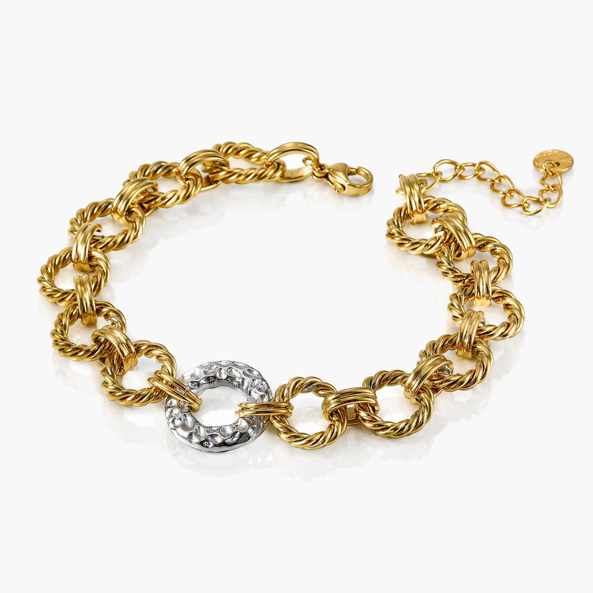 Trendy Mixed Link Chain Bracelet