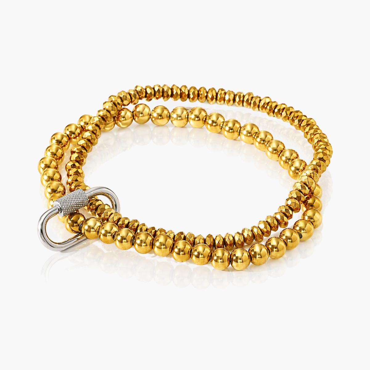 Trendy Round Bead Bracelet