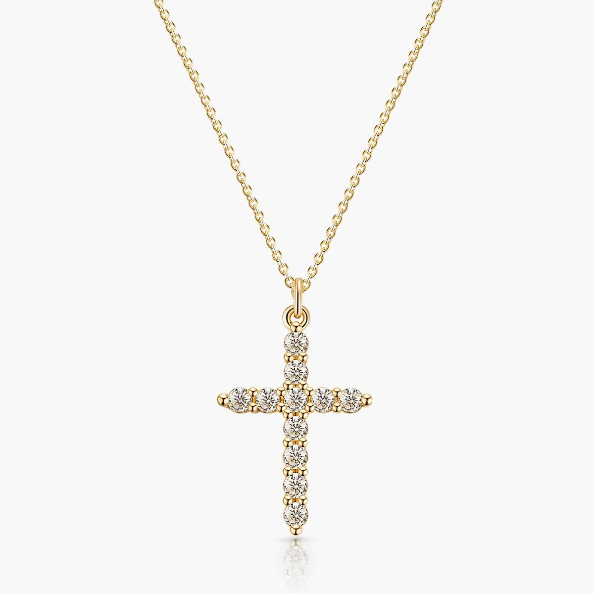 Dainty Cross Pendant Necklace