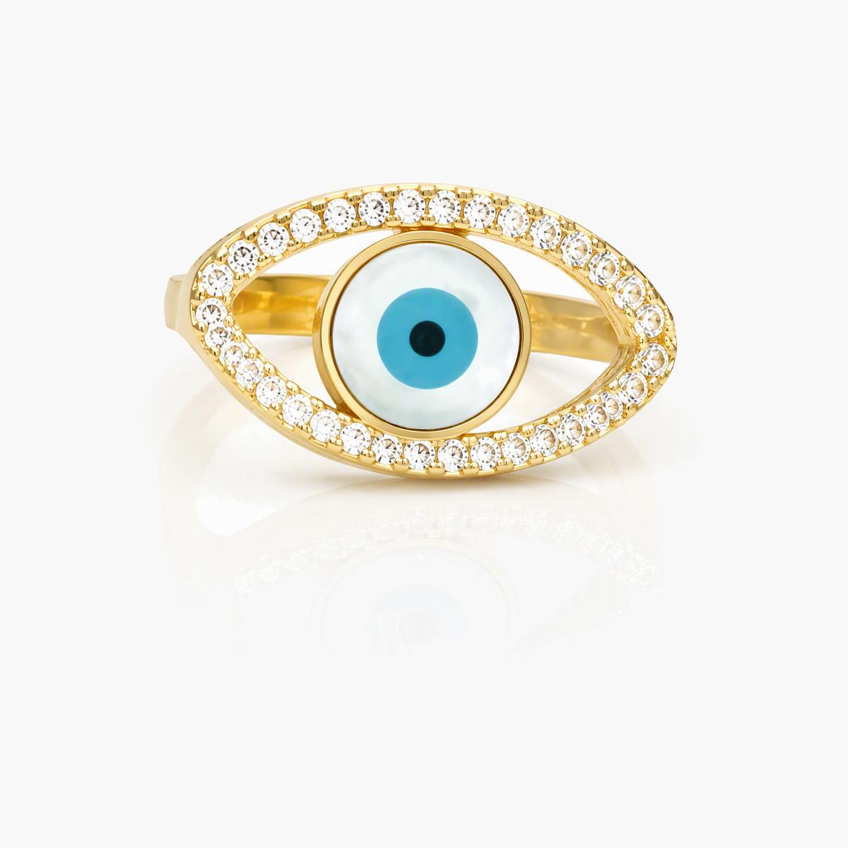 Trendy Evil Eye Ring