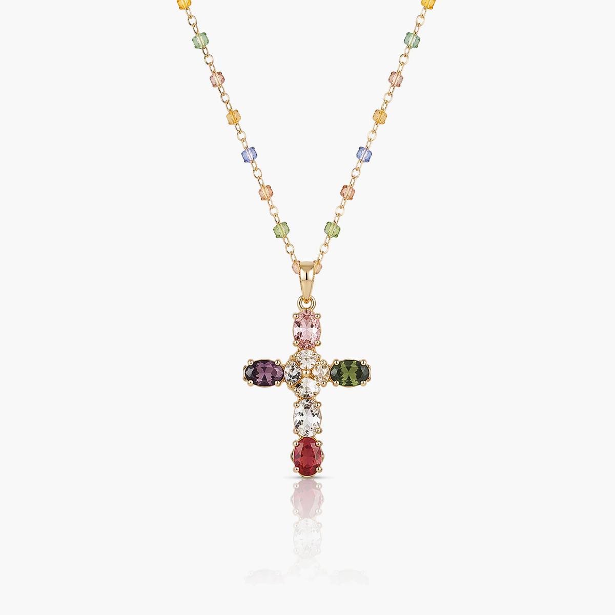 Elegant Cross Pendant Necklace