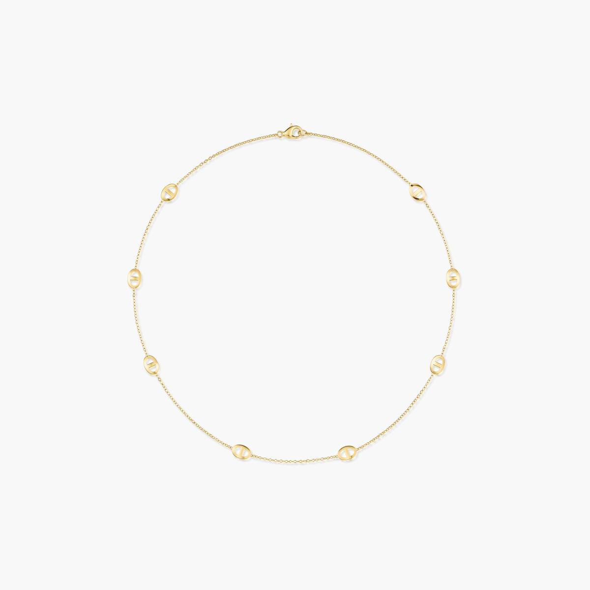 Minimalist Oval Link Necklace