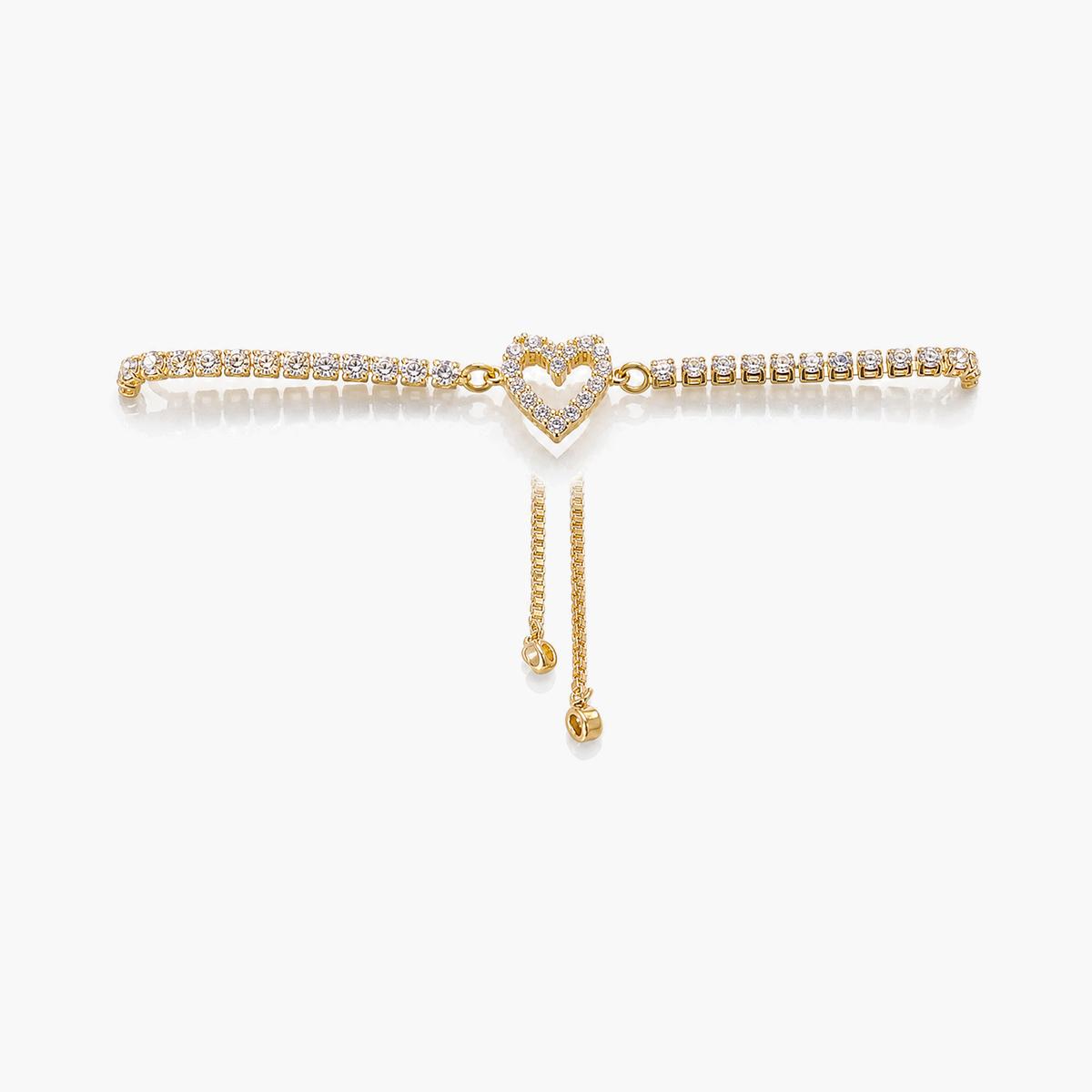 Dainty Heart Charm Bracelet