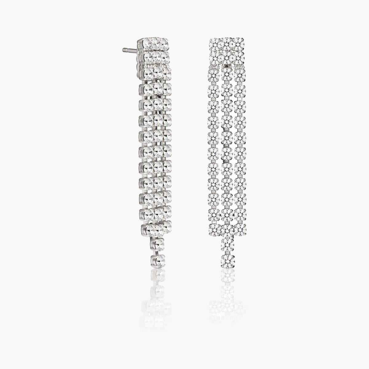 Elegant Rectangular Drop Earrings