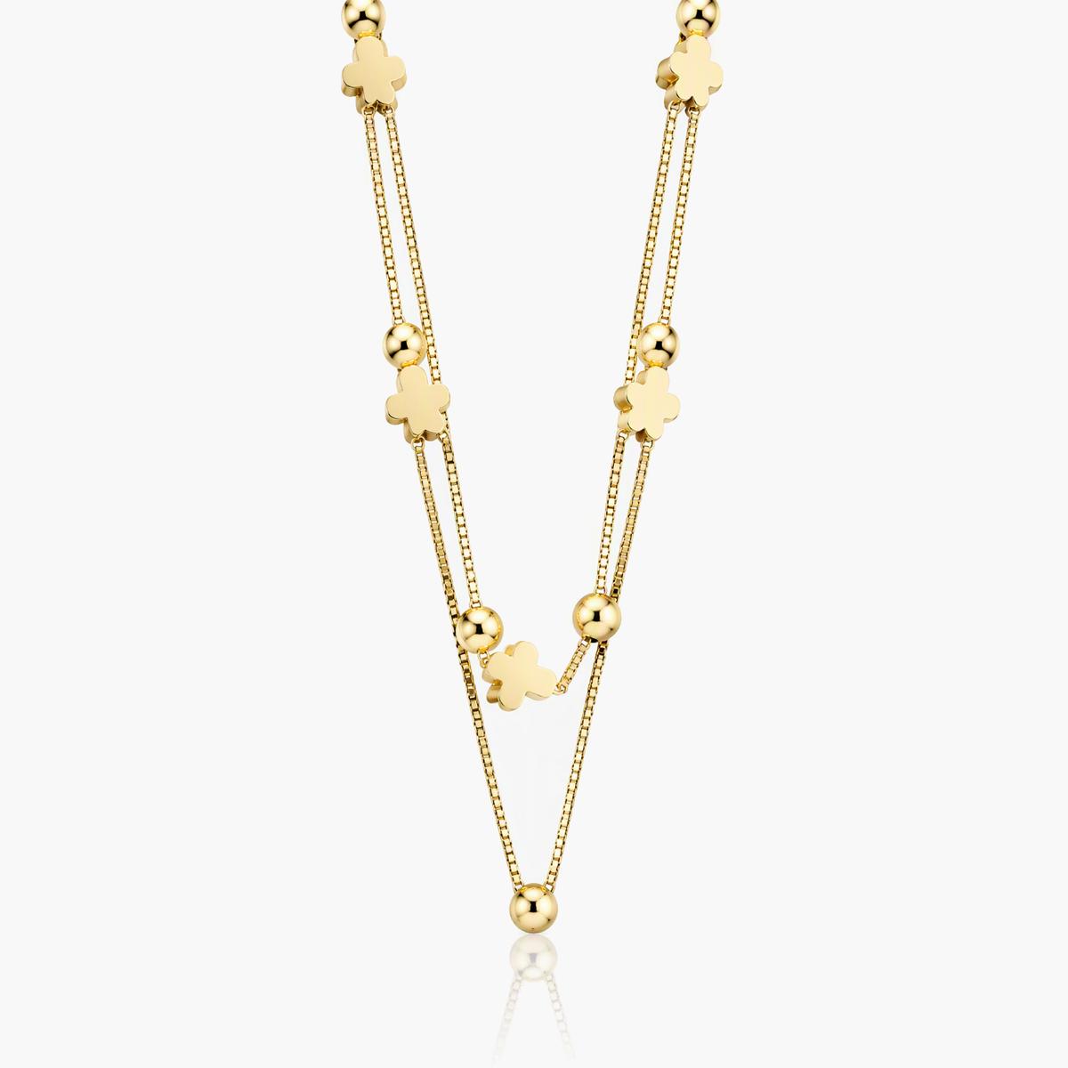 Dainty Butterfly Charm Bracelet