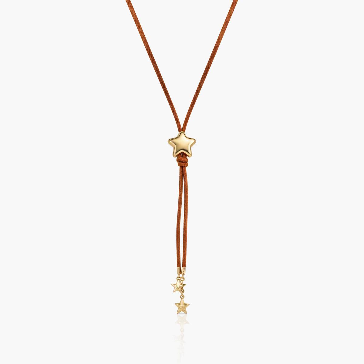 Boho Sun Heart Star Charm Necklace