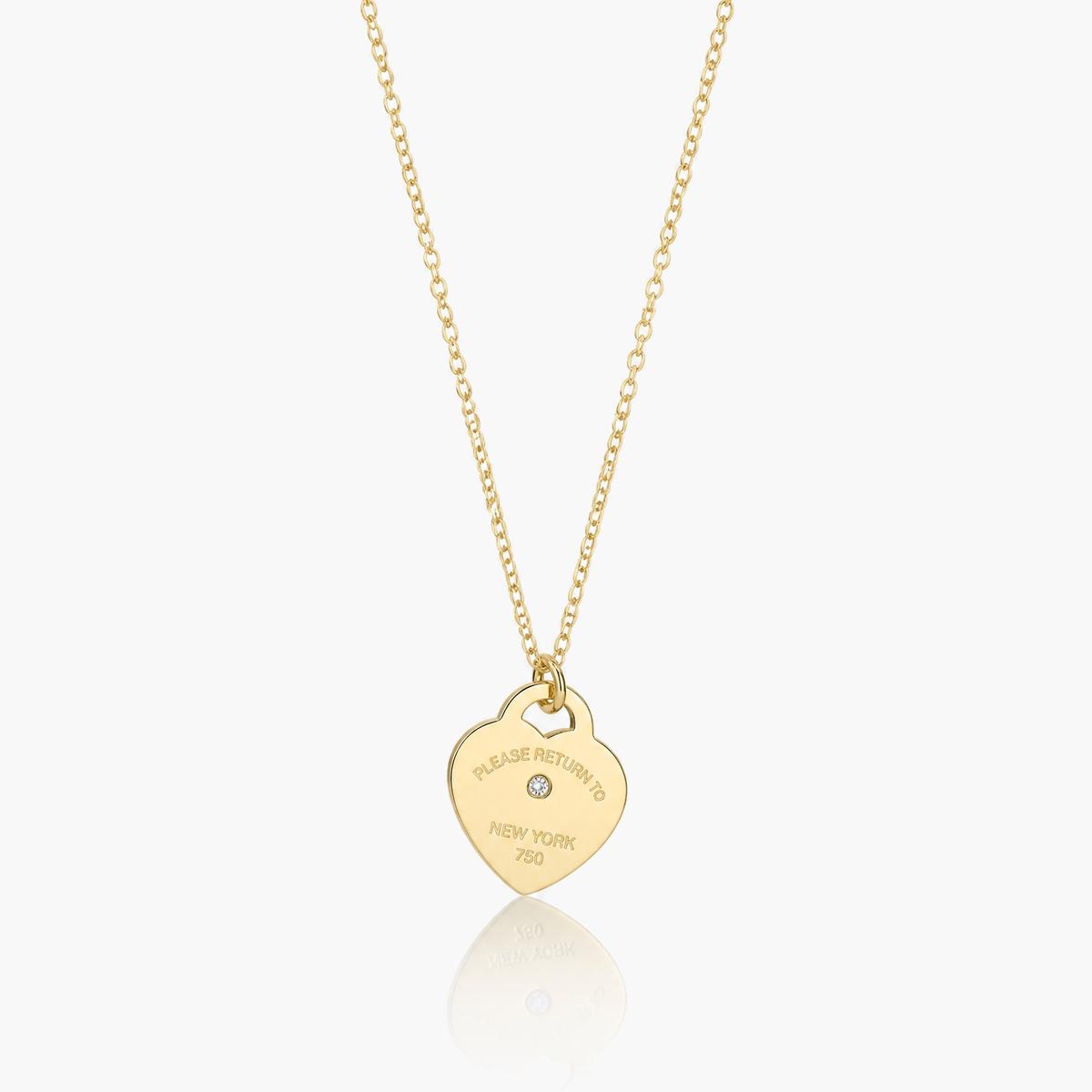 Dainty Heart Charm Necklace