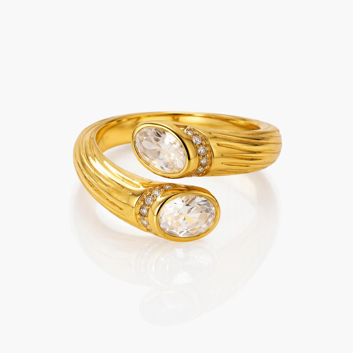 Vintage Rectangular Opal Ring