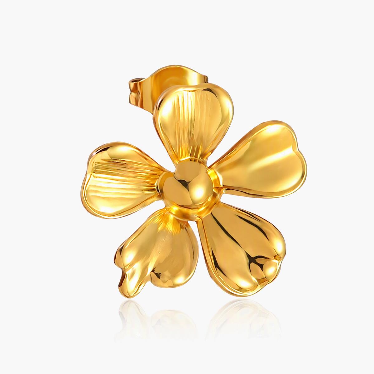 Four-Leaf Clover Stud Earrings