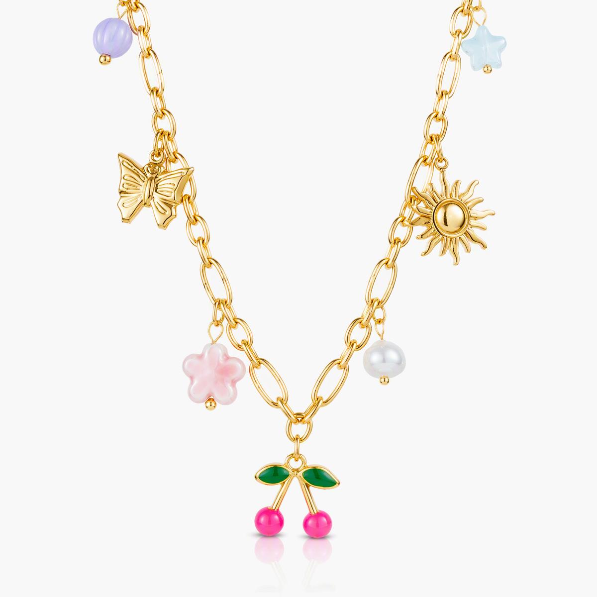 Cute Multi-Charms Necklace
