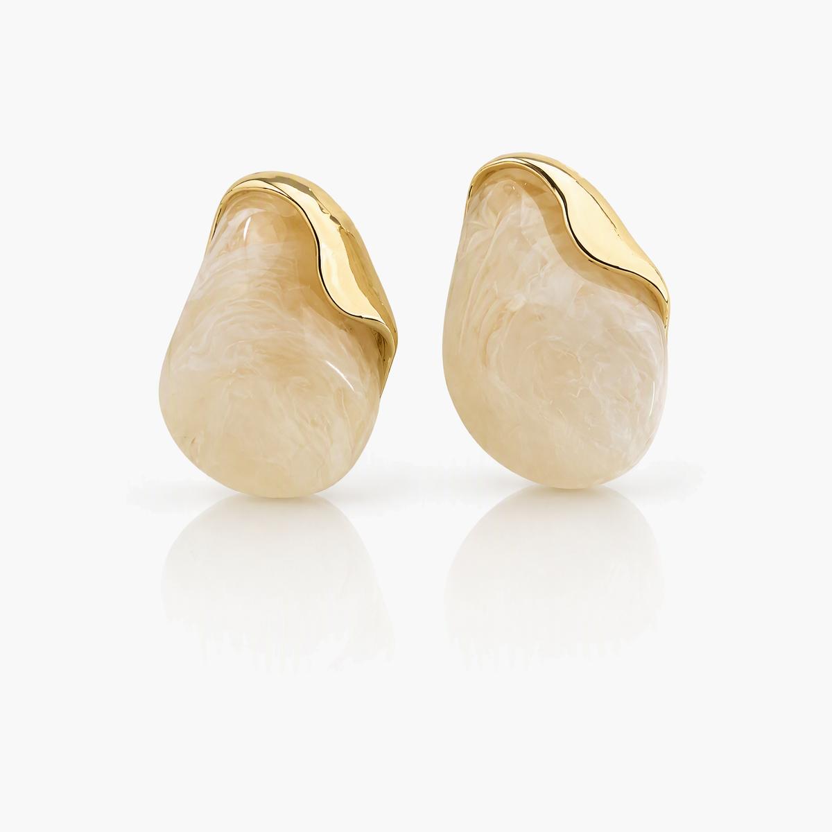 Teardrop Stud Earrings