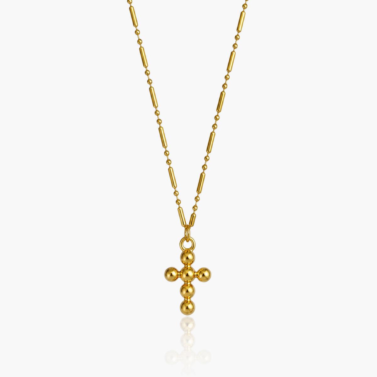 Vintage Cross Pendant Necklace