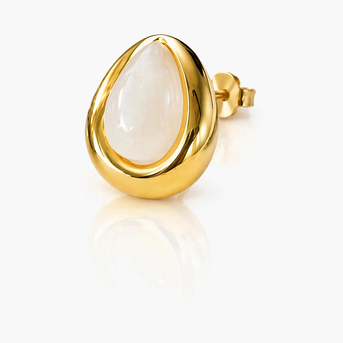 Teardrop Stud Earrings