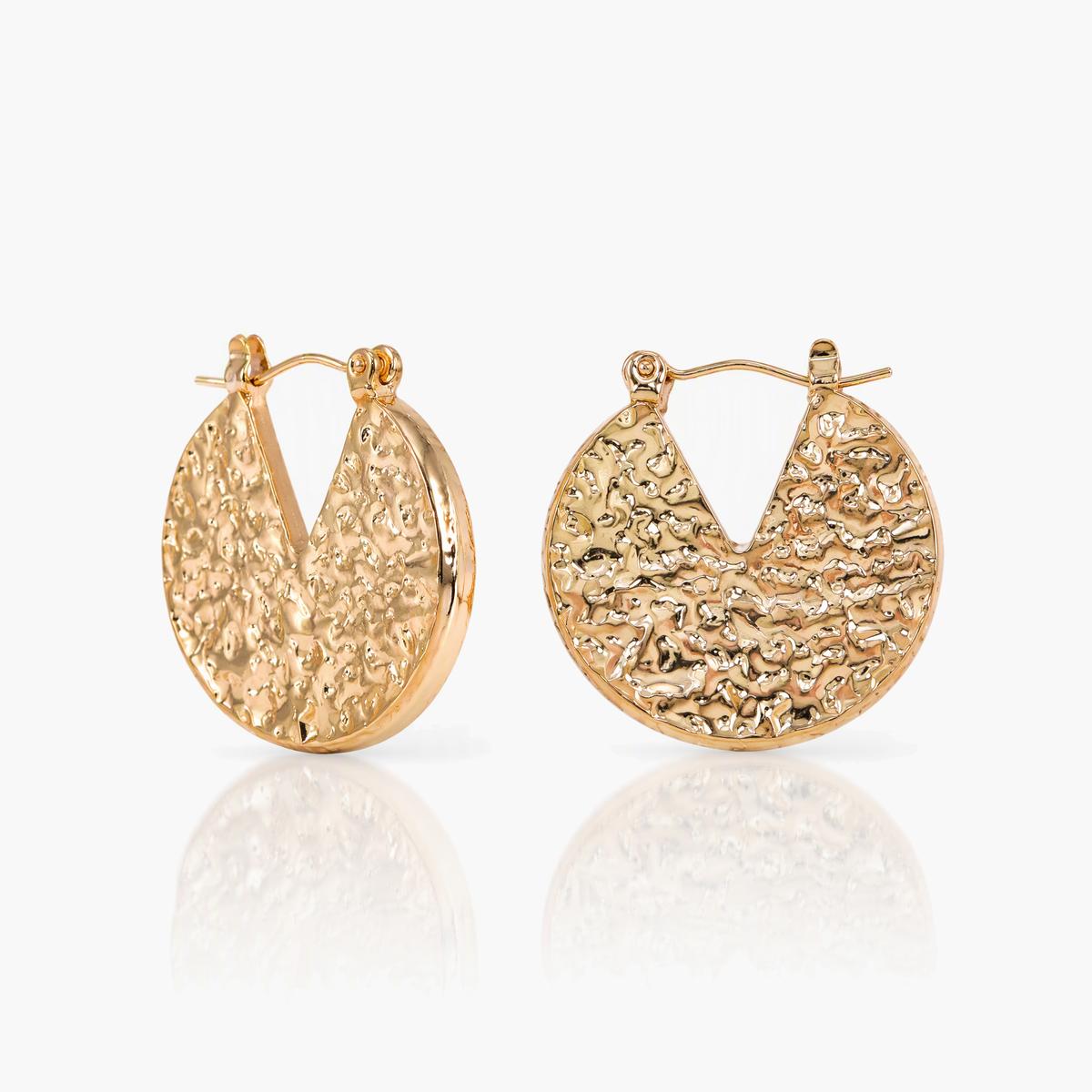 Geometric Mixed Shape Hoop Earrings
