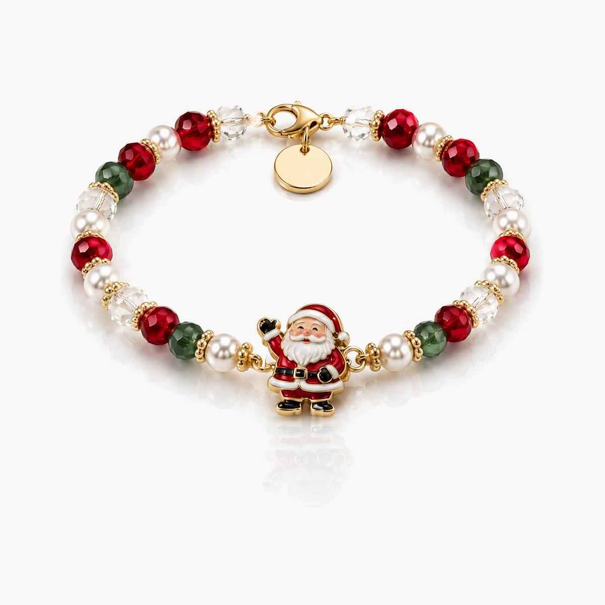 Cute Santa Charm Bracelet