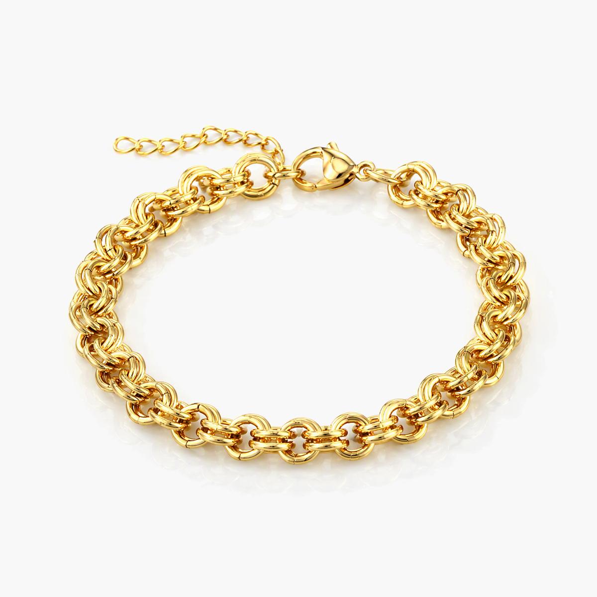 Double Link Chain Bracelet