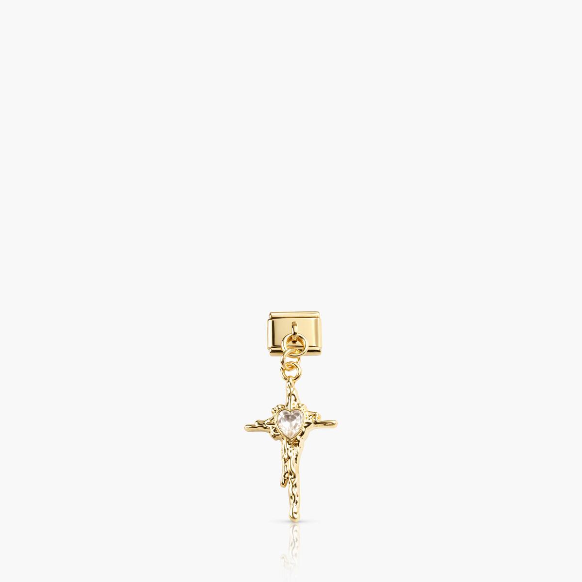 Cross And Star Charm