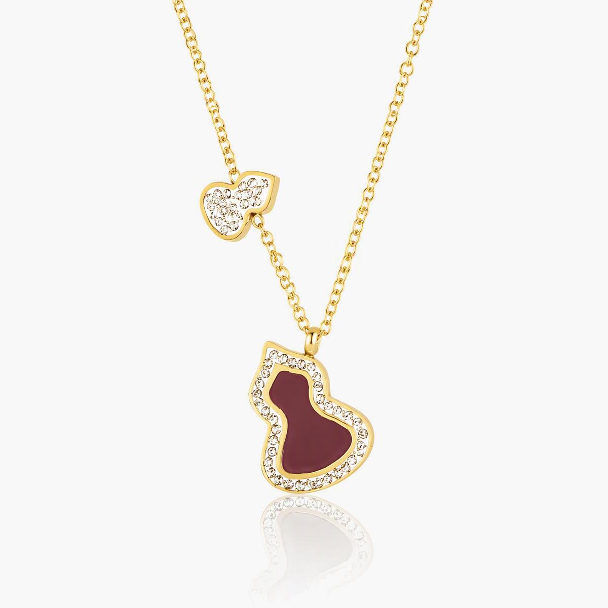 Dainty Gourd Pendant Necklace