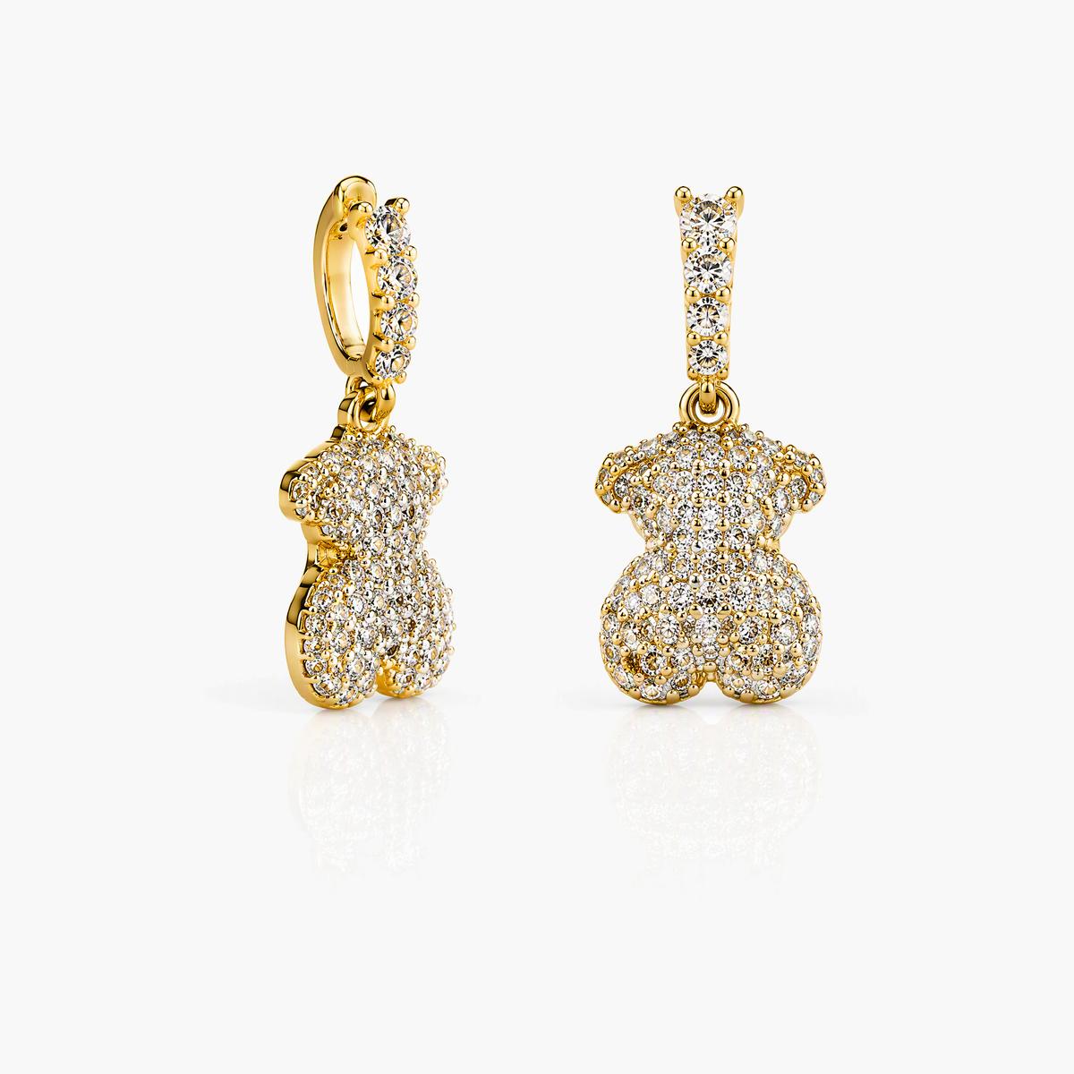 Cute Bear Drop Earrings
