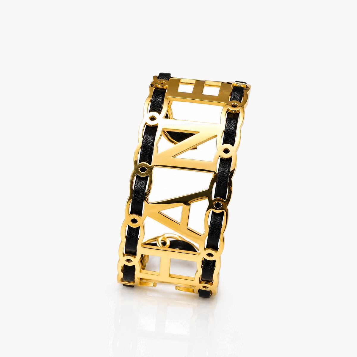 Trendy Initial Letter Cuff Bracelet