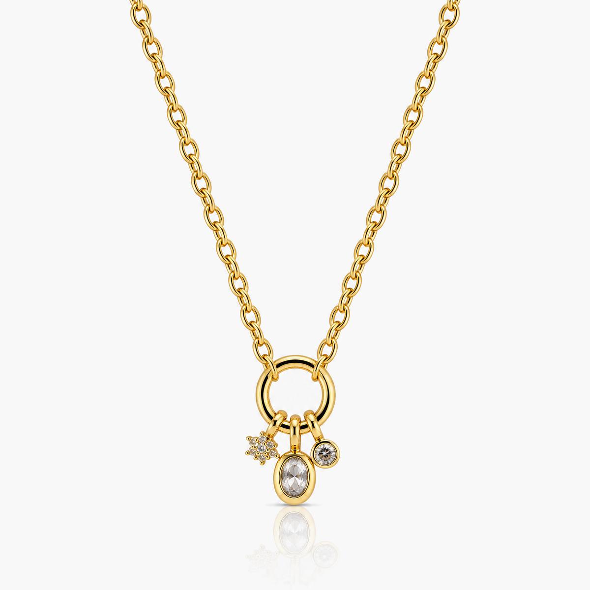 Dainty Flower Charm Necklace