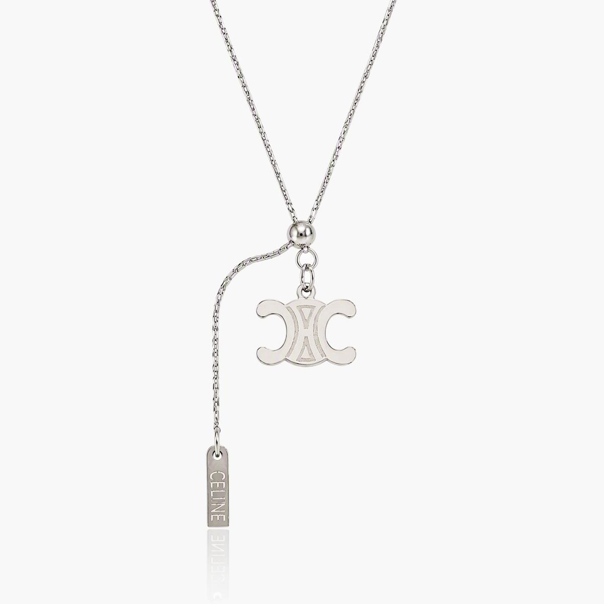 Dainty Arch Pendant Necklace