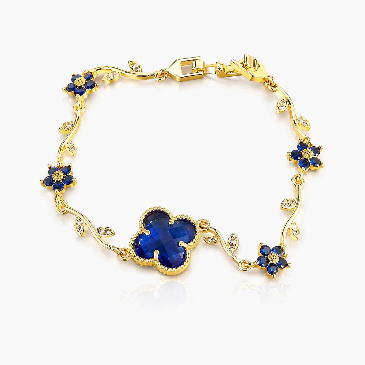 Dainty Four-Leaf Clover Bracelet