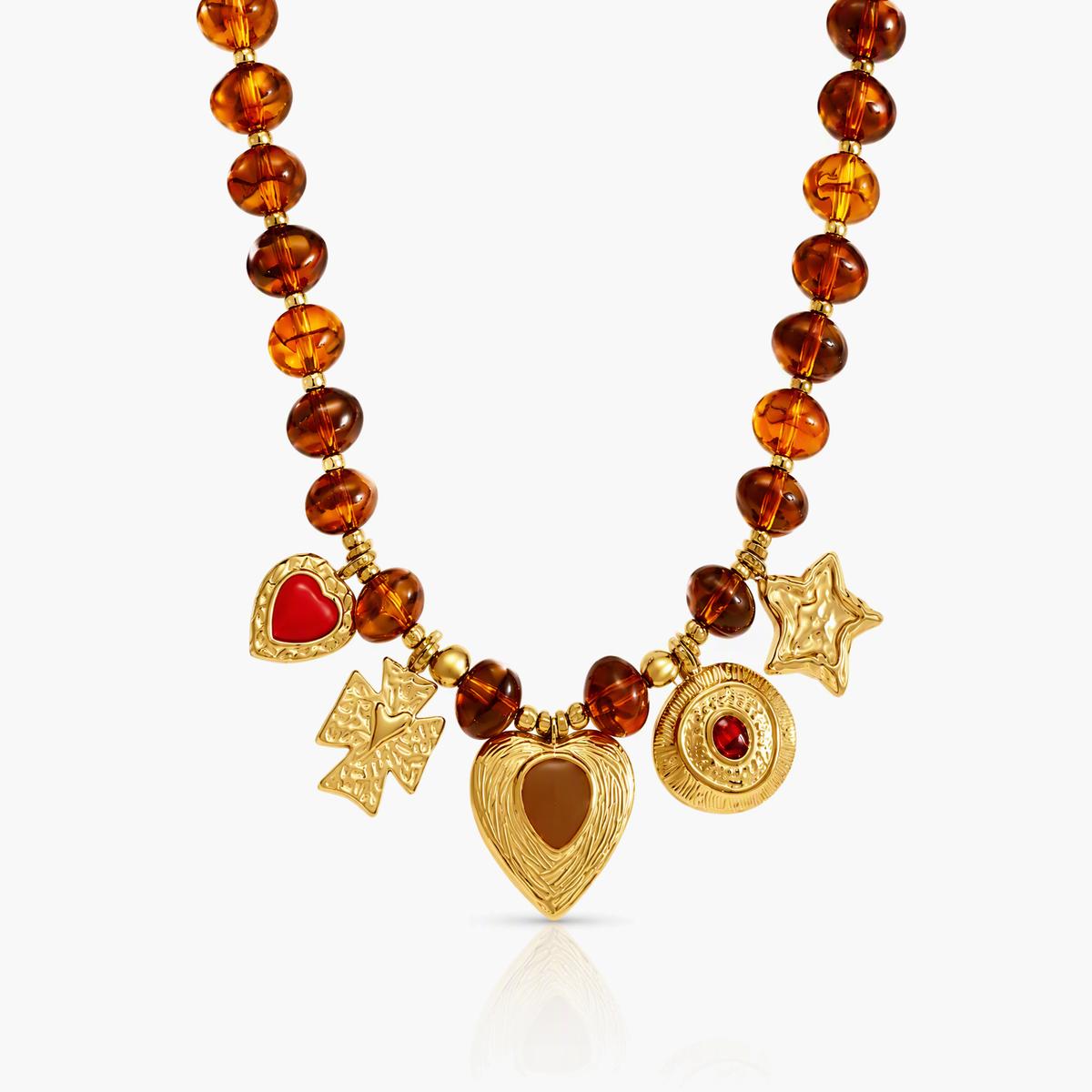 Vintage Multi-Charm Necklace