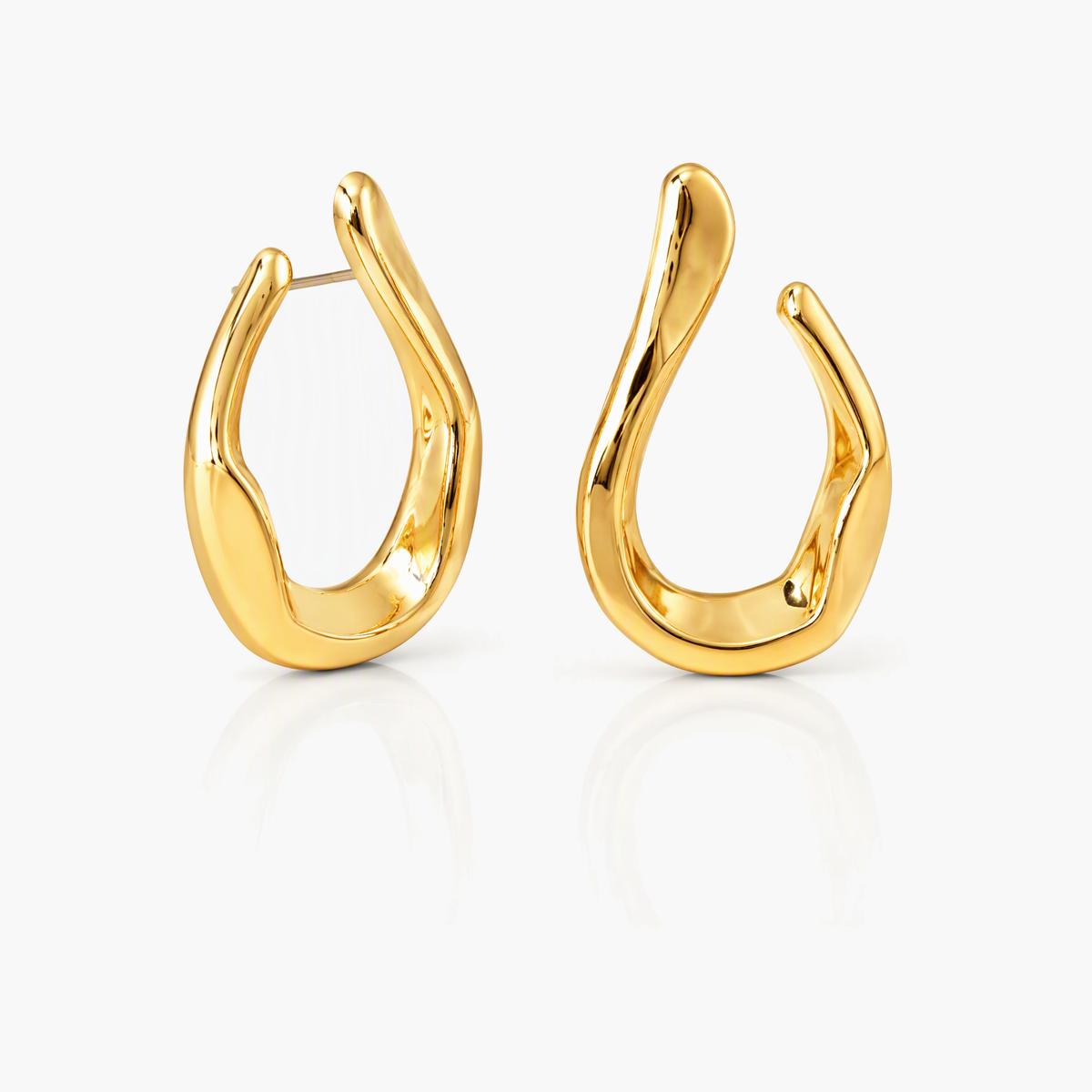 Twisted Open Cuff Earrings