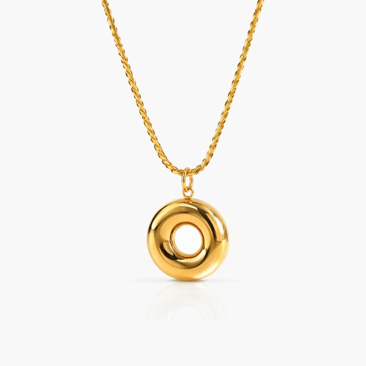 Chunky Geometric Pendant Necklace