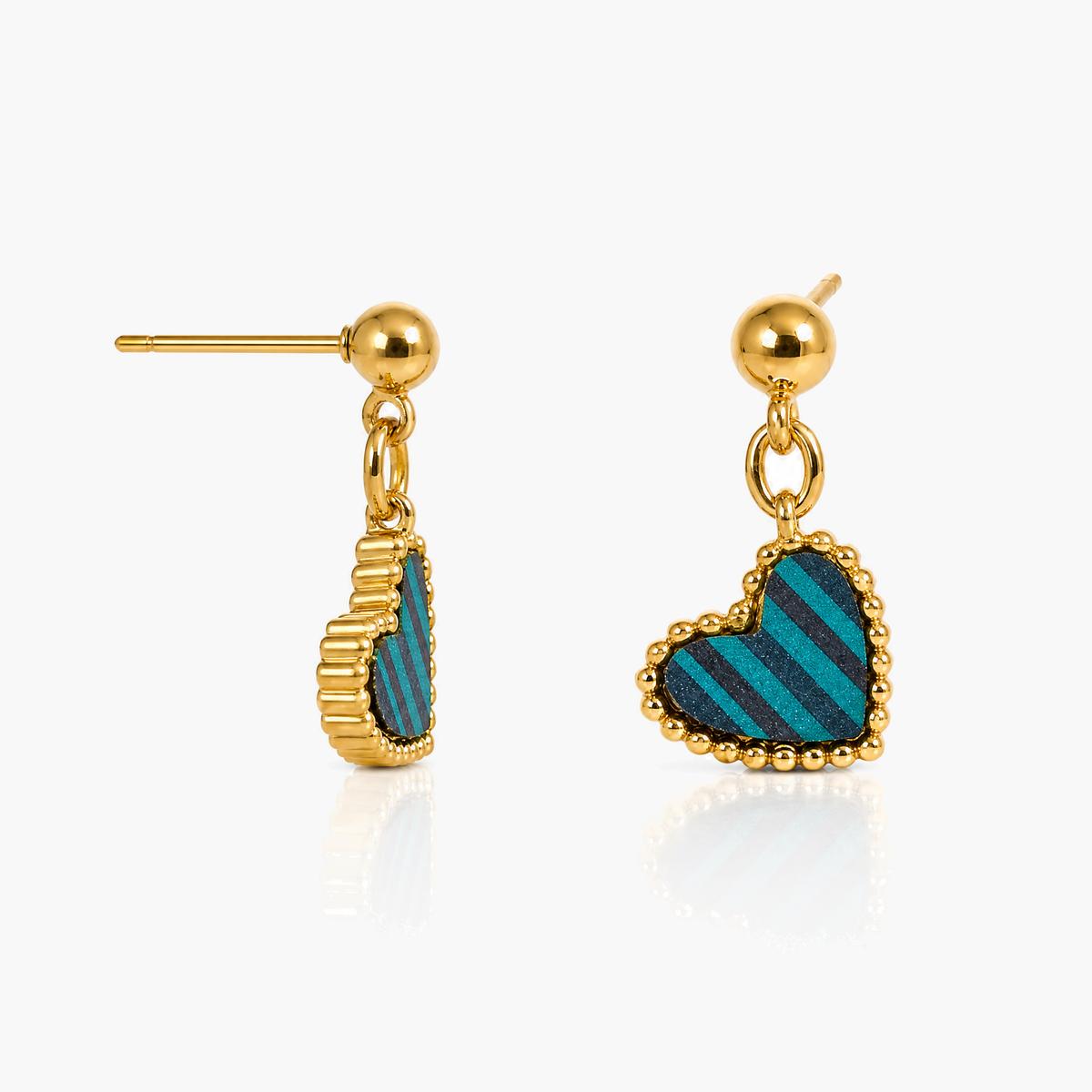 Cute Heart Clover Butterfly Drop Earrings