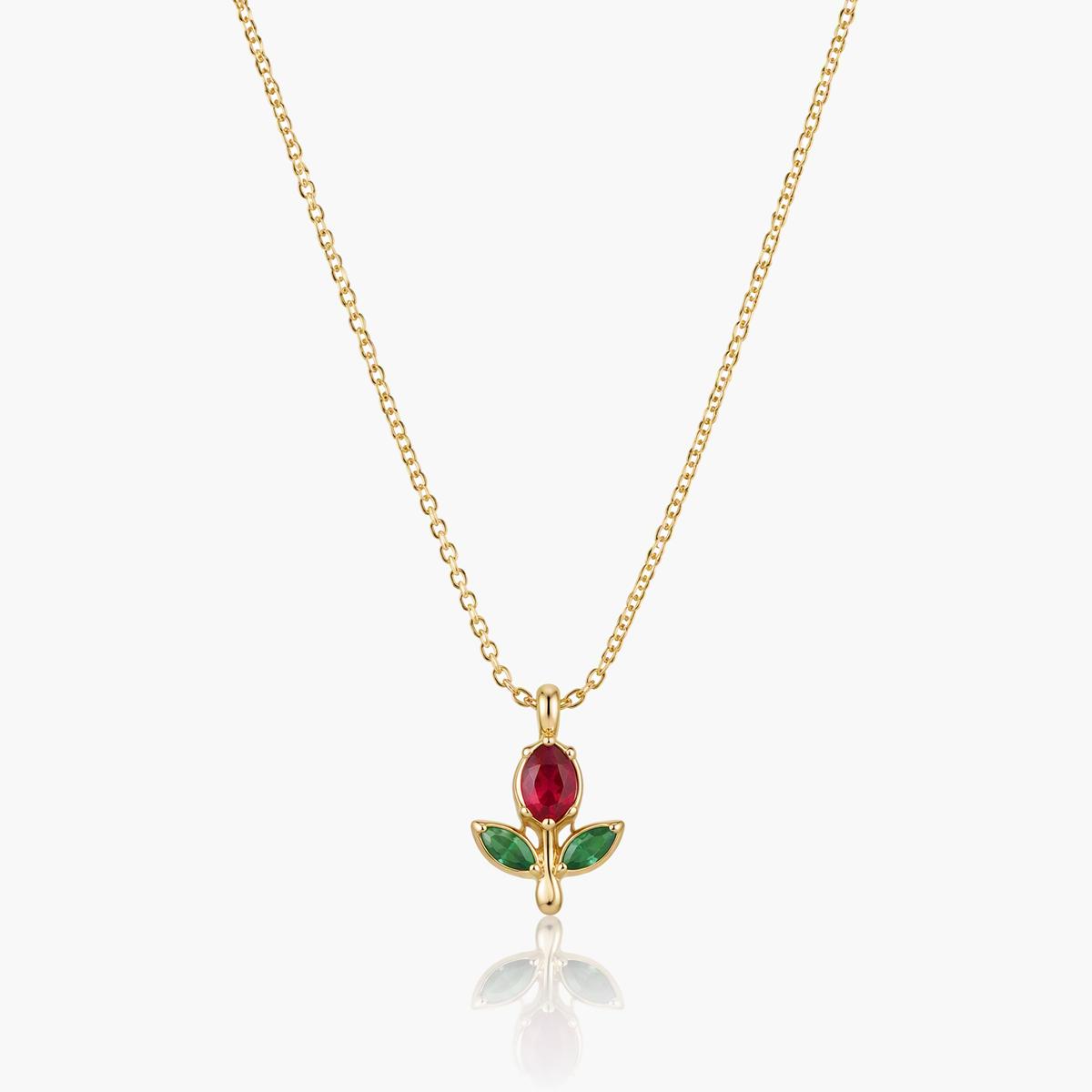 Dainty Flower Pendant Necklace