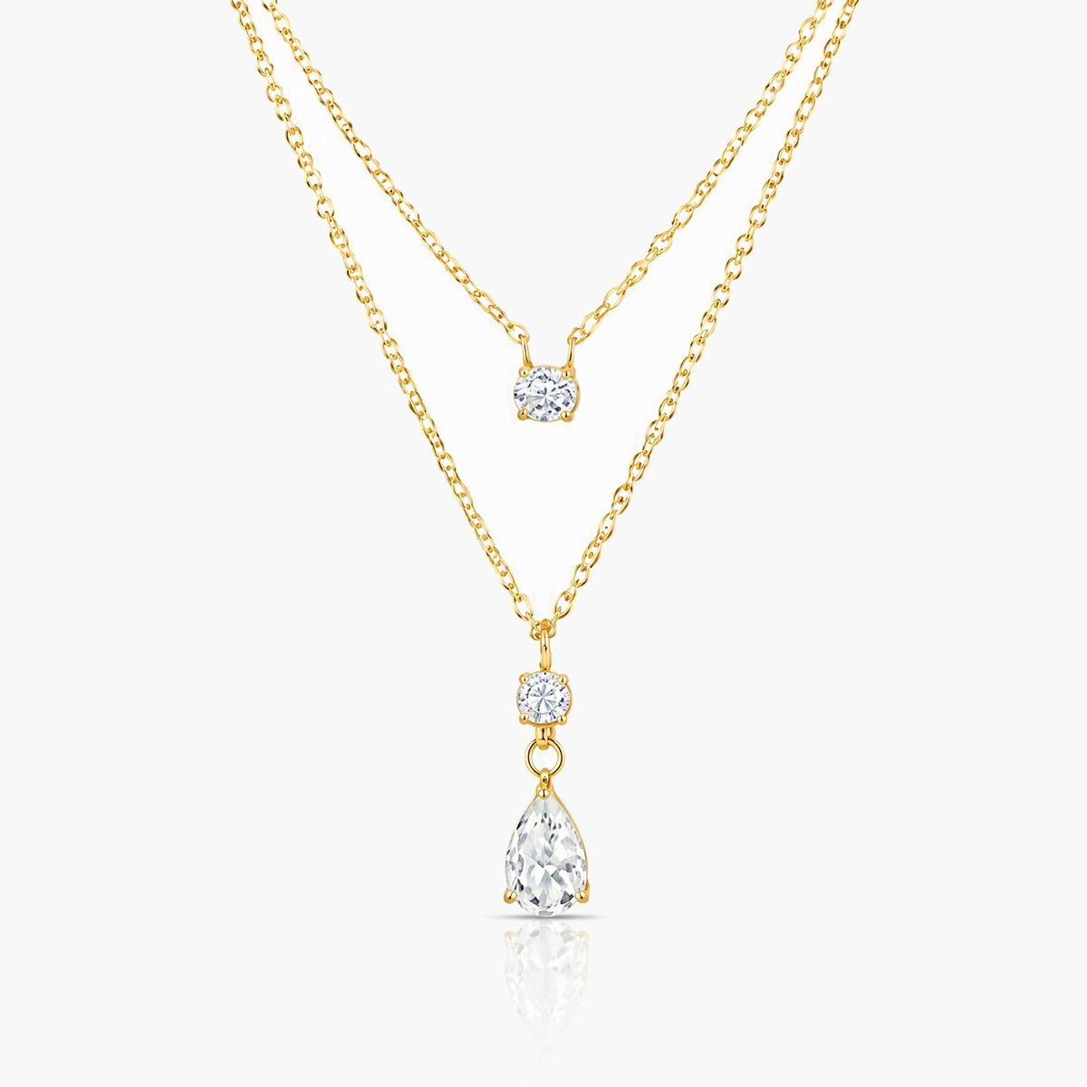 Dainty Teardrop Pendant Necklace