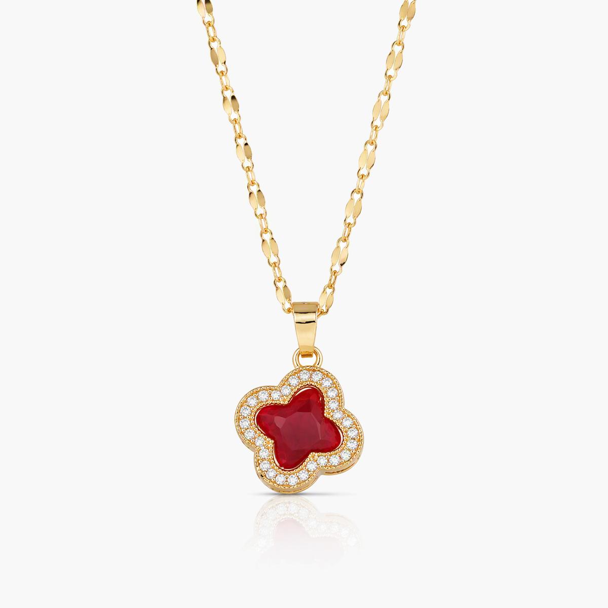 Four-Leaf Clover Pendant Necklace